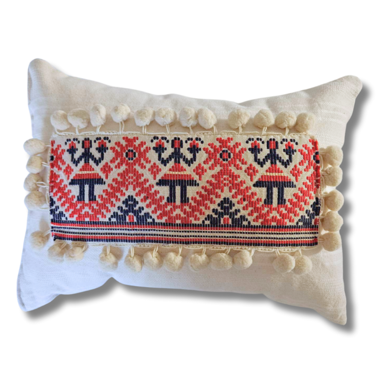 Scarlet Tides Pillow