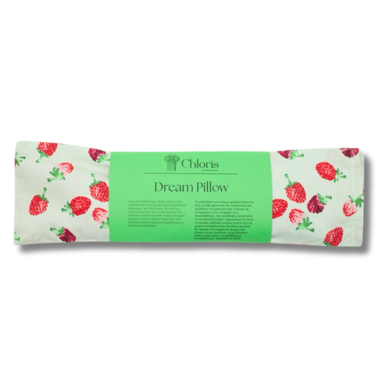 Strawberry Fields Green Pillow