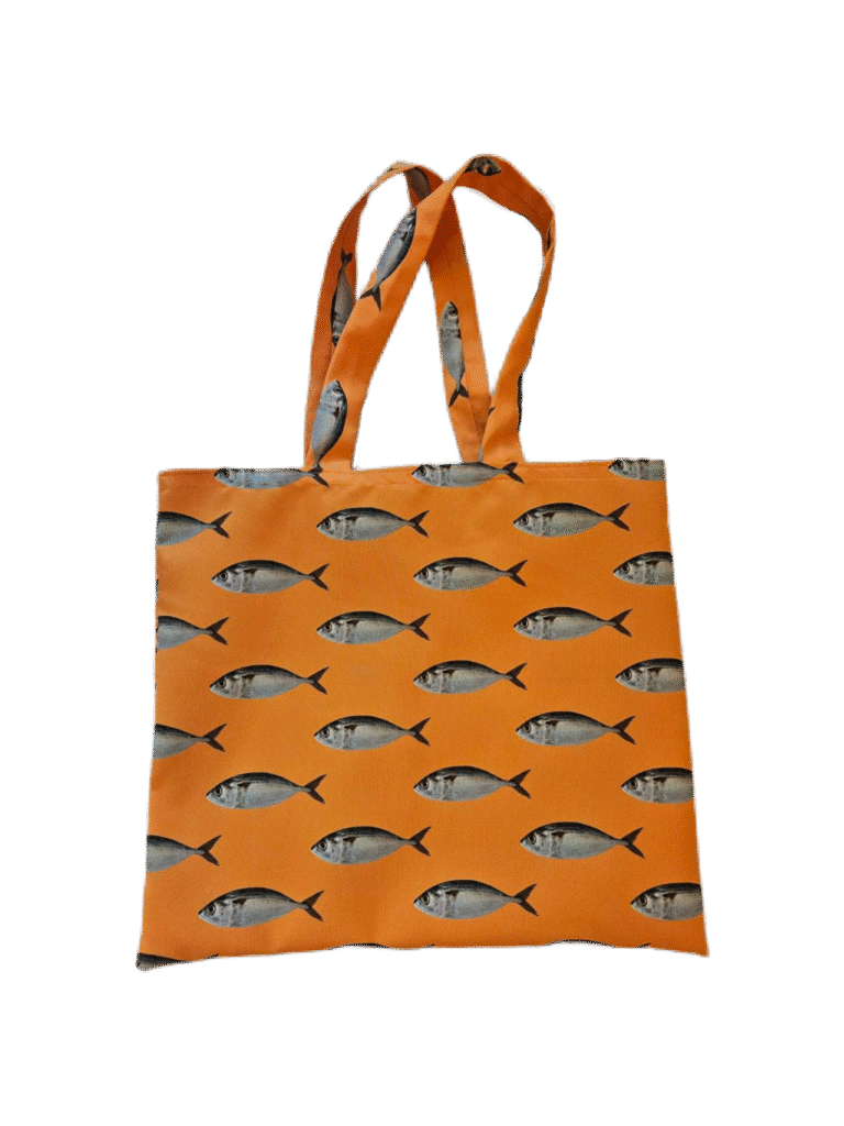Fishes in orange Bag